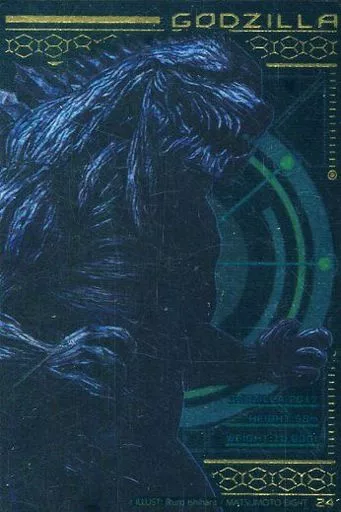 中古 あったかくっ アニメ系トレカゴジラカードGODZILLA 怪獣