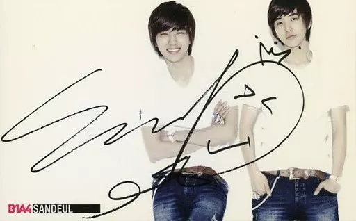 B1A4/SANDEUL (Sanduru) / Print with signature / White Ver. / CD