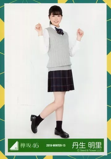 生写真(乃木坂46)/アイドル/けやき坂46 丹生明里/全身/2018