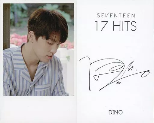 SEVENTEEN サイン　ディノ SEVENTEEN ディノ DINO サイントレカ