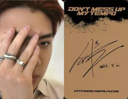 EXO 直筆サイン入りアルバム DON'T MESS UP MY TEMPO EXO 直筆サイン入りアルバム DON'T MESS UP MY TEMPO