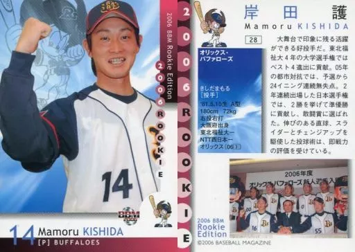 の 人気アイテムランキング / BBM Regular Buffaloes Orix / Regular Rookie / Card スポーツ選手