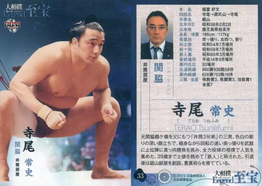 33[常規卡片]:寺尾常史| 玩具模型| Suruga-ya.com