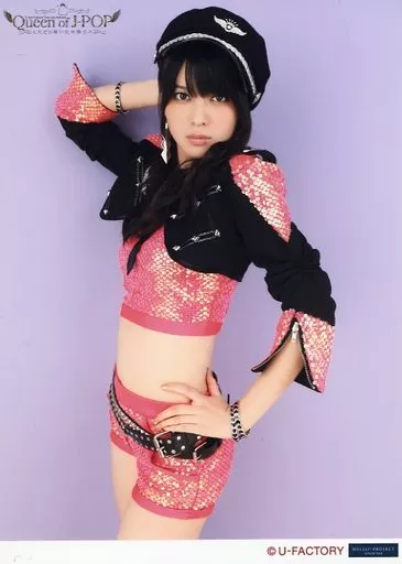 C-ute / Maimi Yajima / Above the Knees, Costume Pink / Black / Hat