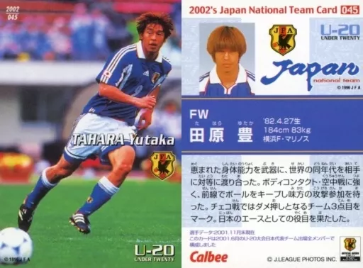 スポーツ/レギュラーカード/サッカー日本代表チームチップス2002