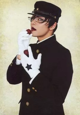 生写真(男性)/俳優 木村了(ゼラ)/バストアップ・衣装黒・帽子