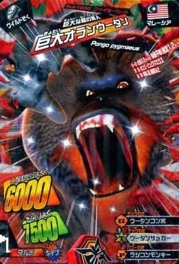 Great Animal Kaiser / Giant Kira / Fighter Card / God 4 Fire