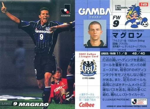 Sports / J. League Player Card / Calbee J. League Chips 2002
