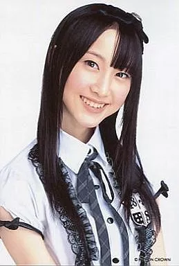 生写真(AKB48·SKE48)/偶像/SKE48 松井玲奈/上半身衣服黑色/有