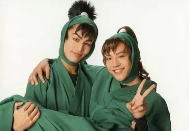 生写真(男性)/俳優 前内孝文(食満留三郎)・椎名鯛造(善法寺伊作)/横型