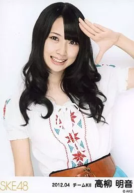 SKE48 生写真 高柳明音 生寫真(AKB48·SKE48)⁄偶像⁄SKE48 高柳明音⁄高柳明音畢業公演紀念