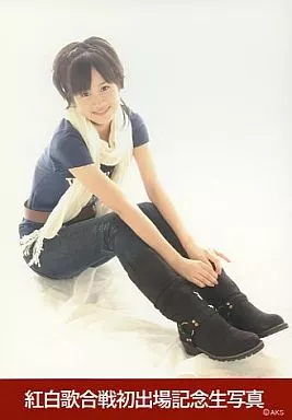 生寫真(AKB48·SKE48)/偶像/AKB48 前田敦子/全身·體操坐/紅白歌會首發 