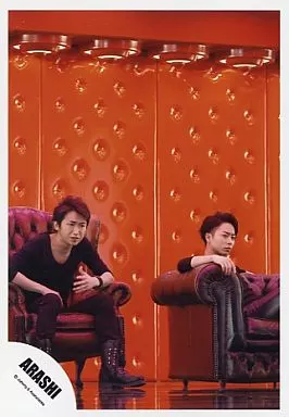 生写真(ジャニーズ)/アイドル/嵐 嵐/大野智・櫻井翔/衣装黒
