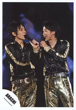 生写真(ジャニーズ)/アイドル/嵐 嵐/二宮和也・大野智/膝上