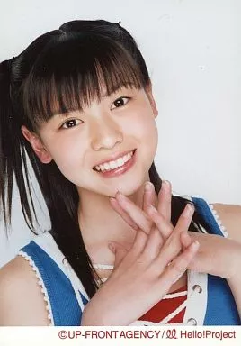 生写真(ハロプロ)/アイドル/°C-ute 矢島舞美/バストアップ・衣装青