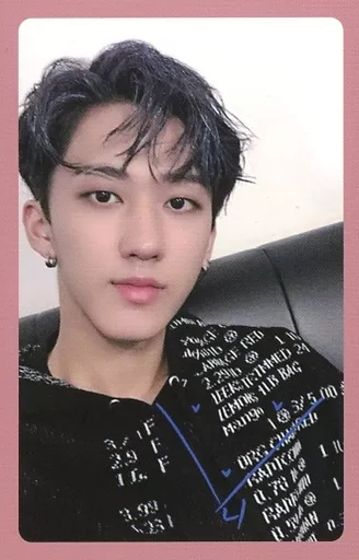 Stray Kids/Changbin (Costume black / Frame Pink / Back Pink