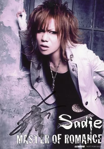 生写真(男性)/ヴィジュアル系バンド/Sadie ☆Sadie/真緒/直筆サイン