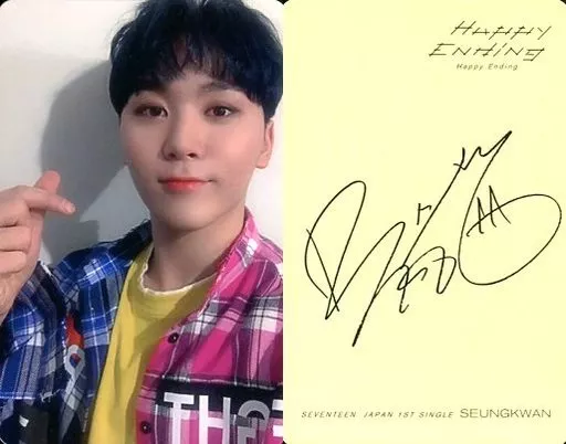 SEVENTEEN Happy Ending サイン入り Happy Ending ［CD+Blu-ray Disc+