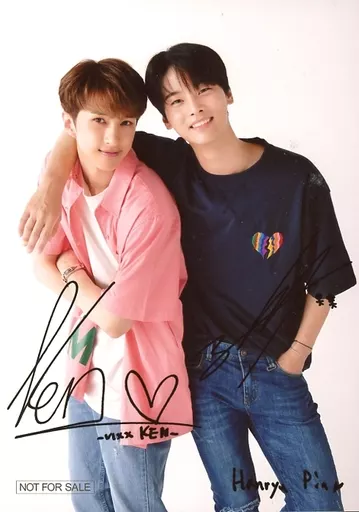 ケン直筆サイン入り2Lサイズフォト… KEN …VIXX ケン直筆サイン入り2Lサイズフォト… KEN …VIXX