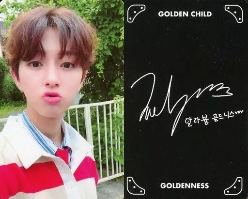 Golden Child / Jae-hyun / Back Side Black / Print with signature / CD 「 1  st Single GOLDENNESS 」 included special photo card | Toy Hobby |  Suruga-ya.com