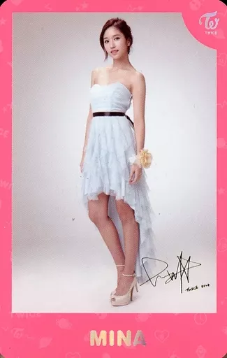 TWICE / Mina / Full body and back orange / 