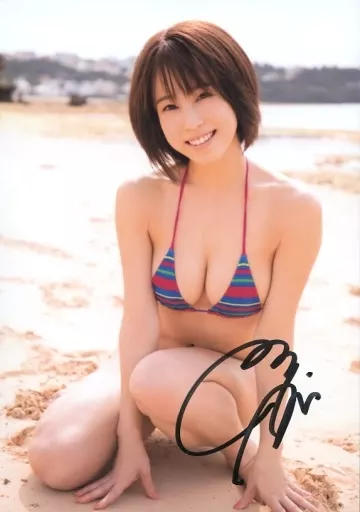 ☆ Inu 童美 no Nashi / with handwritten signature / Sozen / Swimsuit Red /  Blue / Shagami / Beach / DVD-