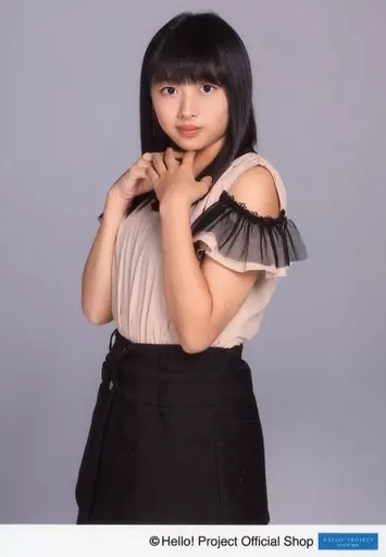 生写真(ハロプロ) アンジュルム/太田遥香/膝上・背景グレー