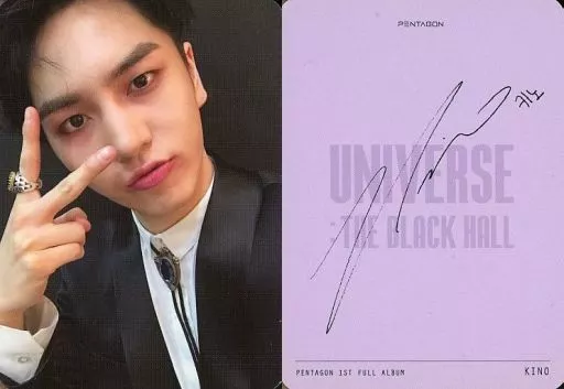 PENTAGON THE BLACK HALL キノ　トレカ Collection card (male) / CD 「 UNIVERSE : THE BLACK HALL