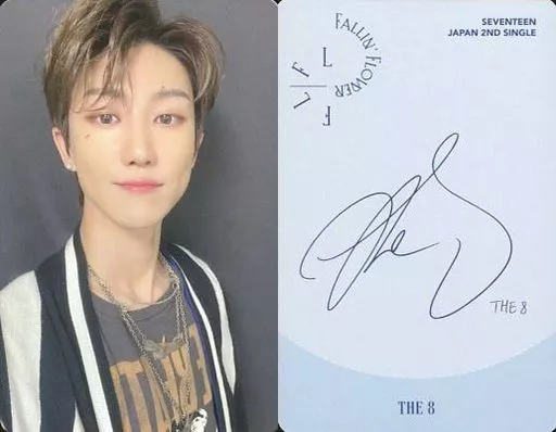SEVENTEEN/THE 8 (Deep) / Back Blue / Printed with signature / CDs