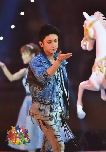 AAA - AAA10th タオル 青 與真司郎 AAA 與真司郎 青 10th Anniversary タオル【04（AAA⁄與真司郎