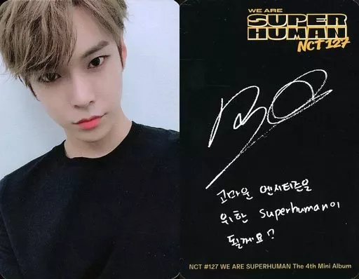 NCT NCT127 ドヨン　トレカ　super human pantone NCT 127 (엔시티 127) - Superhuman (Han|Rom|Eng) Color Coded