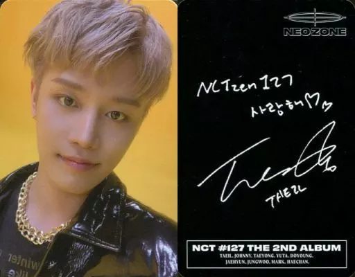 NCT 127 / Tail (TAEIL) / Back Black / Printed with signature / CDs 