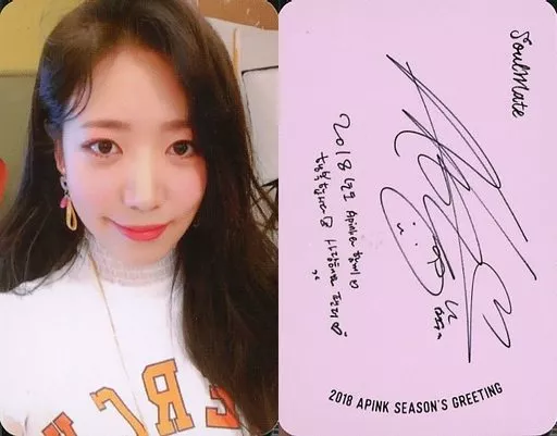 Apink / Kim Nam-joo / Back Pink Print with signature / 「 Apink