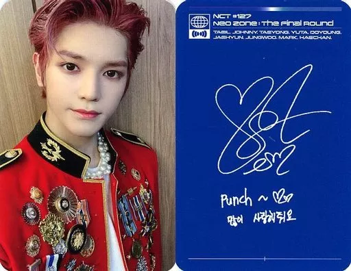 NCT 127 JAEHYUN NEOZONE top / PUNCH FULL PHOTOCARD AND CIRCLE CARD SET