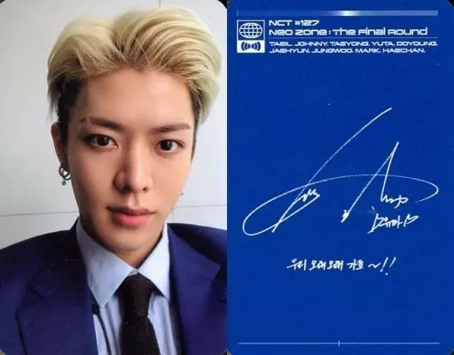 NCT 127 / Yuta (YUTA) / Back Blue / Printed with signature / CDs