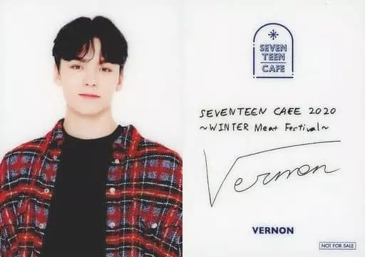Collection Card (Male) / [Seventeen CAFE 2020 ~ WINTER Meat