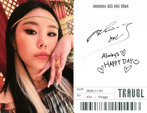 MAMAMOO フィイン　WHEEIN  特典トレカ Collection Card (Female) / CD [Travel] Special Photo Card