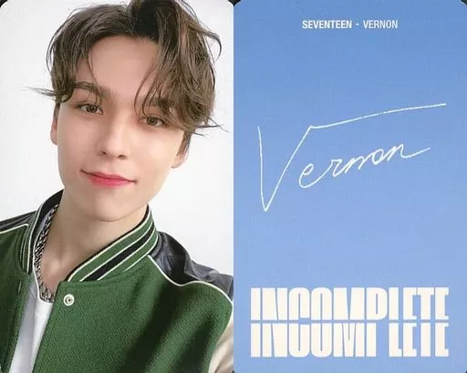 SEVENTEEN VERNON バーノン　直筆サイン　特価！！ Collection Card (Male) / Blu-ray 
