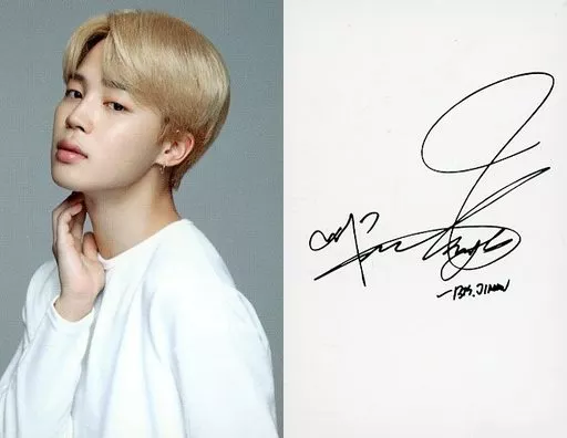 防弾少年団　バンタン　BTS ジミン　Jimin 直筆　サイン VT カード Collection Card (Male) / 