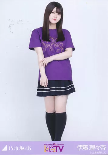乃木坂46 伊藤理々杏 46時間TV なおっ Tシャツ 生写真