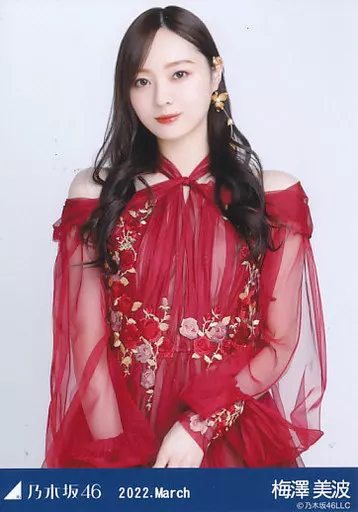 生写真(坂道シリーズ)/アイドル/乃木坂46 梅澤美波/上半身・紅白2021