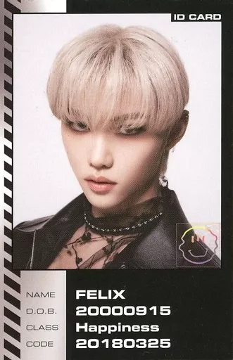 Stray Kids FELIX ODDINARY Withfans Official Photocard China