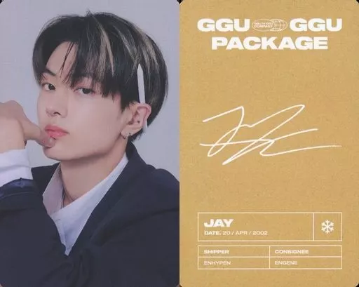 Back Side Print with signature : ENHYPEN / JAY / 