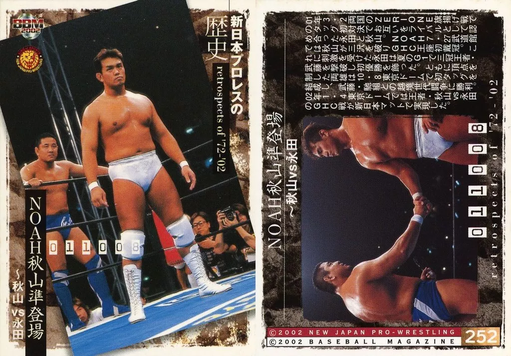 BBM / Regular Card / History of New Japan Pro-wrestling / BBM2002