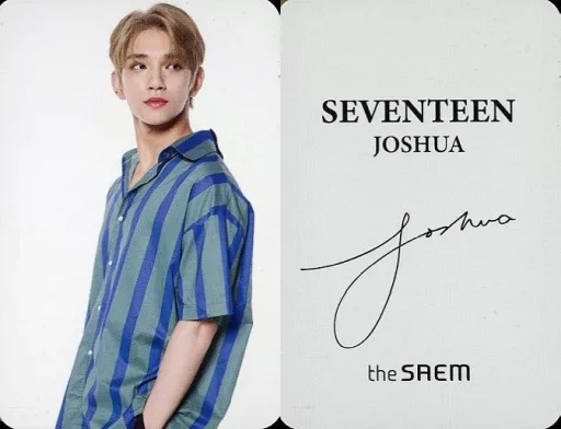 SEVENTEEN サイン　ジョシュア SEVENTEEN ジョシュア サイン - メルカリ