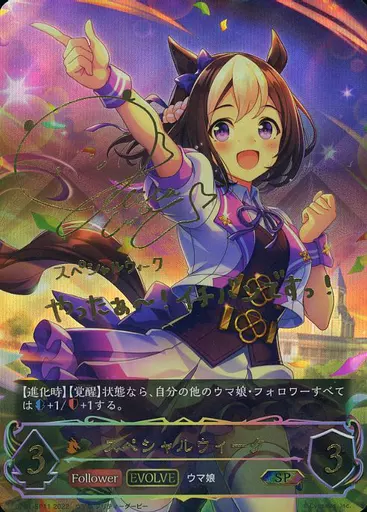 【未使用美品】Shadowverse Evolve トウカイテイオー SPサイン PSA10】トウカイテイオー【SP】サイン ウマ娘 シャドウバース
