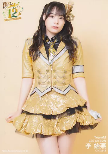 NMB48 李始燕 直筆 生写真 NMB48 李始燕 直筆サイン生写真 12th Anniversary LIVE