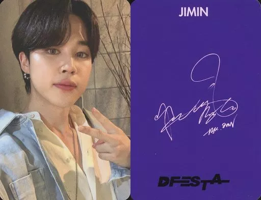 ジミンDFESTA サイン入りカード DFESTA II 羽田 入場トレカ BTS ジミン