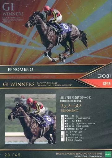 スポーツ/ｲﾝｻｰﾄｶｰﾄﾞ/Back to the Past “天皇賞 (春) 優勝馬”/2022 