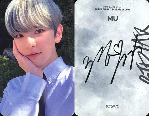 EPEX ミュー ポラロイド EPEX / Mu (MU) / Back Gray / Printed with signature / CDs 
